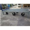 Image 2 : Metal 6-Caster Rolling Dolly w/ Blue Metal Handle