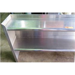 Long Stainless Steel Shelving Unit 94" x 29"