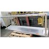 Image 1 : Stainless Steel Overhead Shelving Unit w/ 12 Hooks