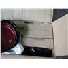 Image 4 : Qty 14 Red Black Lacquer Bowls