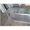 Image 2 : Stainless Steel Shelving Unit 95" Long w/ 64" Top Shelf