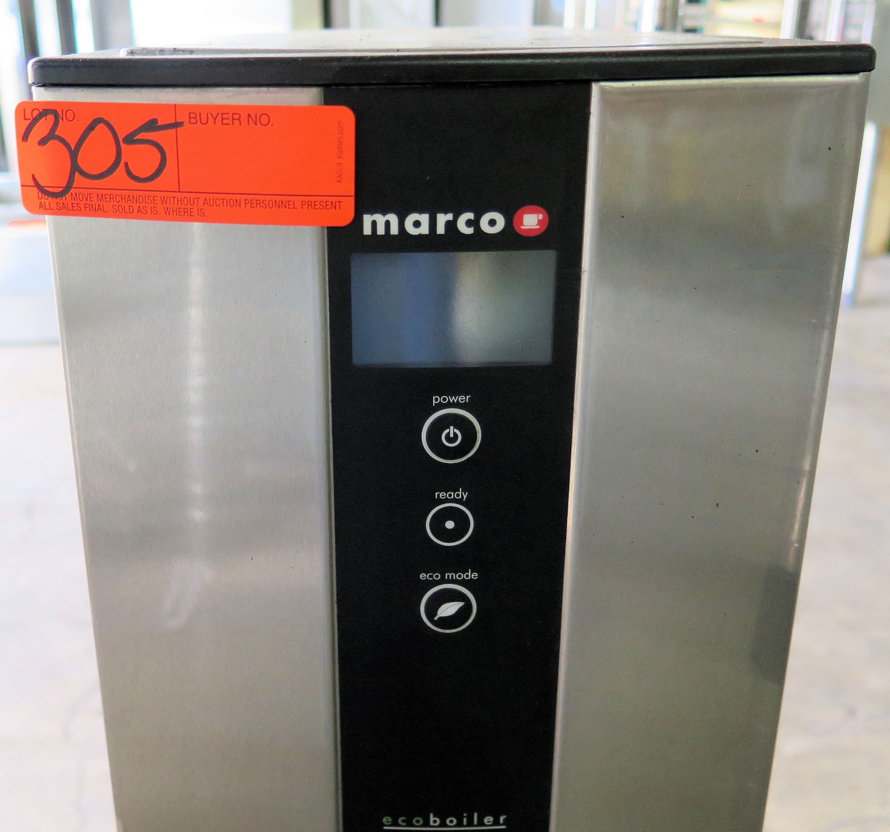 Marco Ecoboiler Countertop Hot Water Boiling Machine - Oahu Auctions