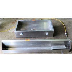 Custom Countertop Ice Bin for Bottled Beverages & Speed Rail