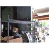 Image 2 : Qty 2 Stainless Steel Metal Wire Adjustable Shelves