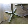 Image 3 : Qty 3 Round Tables w/ Metal Pedestal Base