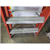 Image 3 : Red Aluminum Multi-Purpose Extension Ladder 8'