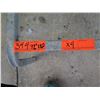 Image 9 : Qty 4 Short Metal Racks 72" x 20"
