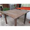 Image 2 : Metal Industrial Square Work Table 48" x 48" x 37"H