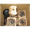 Image 8 : Multiple Misc White Serving Trays, Side Dishes, White Bear Oil, etc