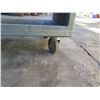 Image 2 : Plastic Rectangle 2 Shelf Rolling 4 Caster Cart
