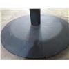 Image 3 : Qty 3 Round Stone Tables on Metal Pedestal Base 48" x 30"H