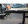 Image 3 : Qty 4 Square Marble Tables on Metal Pedestal Base 30" x 42" x 29"H