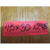Image 8 : Qty 7 Rectangle Wood Tables on Metal Pedestal Base 30" x 45" x 29"H