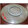 Image 1 : Qty 4 Round Stone Rotating Table Center Lazy Susan Food Server 30" Dia