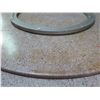 Image 2 : Qty 5 Round Stone Rotating Table Center Lazy Susan Food Server 30" Dia
