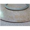 Image 2 : Qty 5 Round Stone Rotating Table Center Lazy Susan Food Server 30" Dia