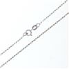 Image 6 : 14K White Gold 0.33 ctw Single Cut White & Black Diamond Cross Pendant w/ Chain