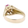 Image 4 : 0.50 ctw Lindy Star Ruby Ring - 10KT Yellow Gold