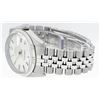Image 5 : Rolex Mens Stainless Steel 36MM Silver Index Fluted Bezel Datejust Wristwatch