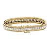 Image 2 : 3.40 ctw Diamond Bracelet - 14KT Yellow and White Gold