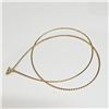 Image 2 : 10K Yellow Gold 18" Necklace (~weight 0.83g), Suggested Retail Value $320 (Estimated Selling Price f