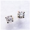 Image 2 : 14K Yellow Gold Diamond(0.16ct) Earrings (~weight 0.44g), Made in Canada, Appraised Retail $1033 (Es