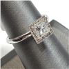 Image 4 : 14K White Gold Diamond (0.70Ct,I-1,G) Diamond(0.1ct) Ring (~Size 7) (~weight 3.66g), Made in Canada,