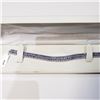 Image 4 : Silver Tanzanite December B-Stone 7"(9.6ct) Bracelet (~weight 22.6g), Appraised Retail $2860 (Estima