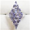 Image 1 : Silver Tanzanite December B-Stone(1.3ct) Ring (~Size 7) (~weight 3.91g), Suggested Retail Value $240