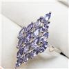 Image 3 : Silver Tanzanite December B-Stone(1.3ct) Ring (~Size 7) (~weight 3.91g), Suggested Retail Value $240