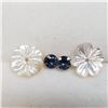 Image 3 : 10K Yellow Gold 2 Sapphire 2In1(0.46ct) Earrings (~weight 0.78g), Made in Canada, Suggested Retail V