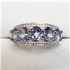 Image 1 : Silver Tanzanite December B-Stone(1.6ct) Ring (~Size 7) (~weight 3.27g), Suggested Retail Value $240