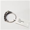 Image 6 : 10K White Gold Blue Sapphire(2.68ct) Ring (~Size 6) (~weight 1.68g), Made in Canada, Appraised Retai