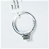 Image 7 : 14K White Gold Diamond (0.40Ct,I-2,G) Diamond (0.30Ct,I1-I3,G-H) Ring (~Size 6) (~weight 2.07g), Mad