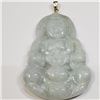 Image 1 : 14K Yellow Gold Jadeite Pendant (~weight 19.03g), Suggested Retail Value $300 (Estimated Selling Pri