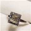 Image 3 : 14K White Gold Amazing Rare Color Changing Sultanite (Turkish Diaspore)(1ct) Diamond(0.1ct) Ring (~S