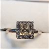 Image 7 : 14K White Gold Amazing Rare Color Changing Sultanite (Turkish Diaspore)(1ct) Diamond(0.1ct) Ring (~S