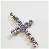 Image 2 : 10K Yellow Gold Geniune Tanzanie Pendant, Made in Canada, Suggested Retail Value $200 (Estimated Sel