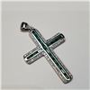 Image 2 : Silver Cubic Zirconia Necklace (~weight 3g), Suggested Retail Value $160