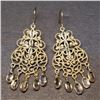 Image 2 : 18K Yellow Gold Amazing Rare Color Changing Sultanite (Turkish Diaspore)(2.8ct) Raw Earrings (~weigh
