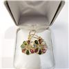 Image 3 : Silver Muti Color Tourmaline Earrings (~weight 3.02g), Suggested Retail Value $240 (Estimated Sellin