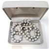 Image 2 : Silver Fresh Waer Pearl 18" Necklace (~weight 28.95g), Suggested Retail Value $80