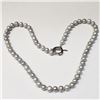 Image 3 : Silver Fresh Waer Pearl 18" Necklace (~weight 28.95g), Suggested Retail Value $80