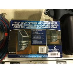 4-Pack Solar Powered LED Accent Lights