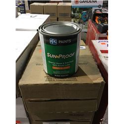 Case of Sun Proof Exterior House and Trim Paint Semi-Gloss (4 x 857mL)