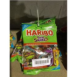 Haribo Twin Snakes Gummy Candies (10 x 175g)