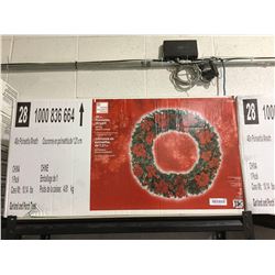 Home Accents Holiday 48" Poinsettia Wreath