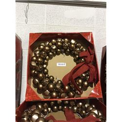 Home Accents Holiday 18" Jingle Bell Wreath w/ Bow