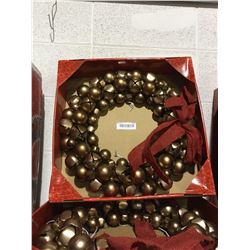 Home Accents Holiday 18" Jingle Bell Wreath w/ Bow