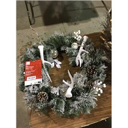 Home Accents Holiday 30" Flocked Wreath